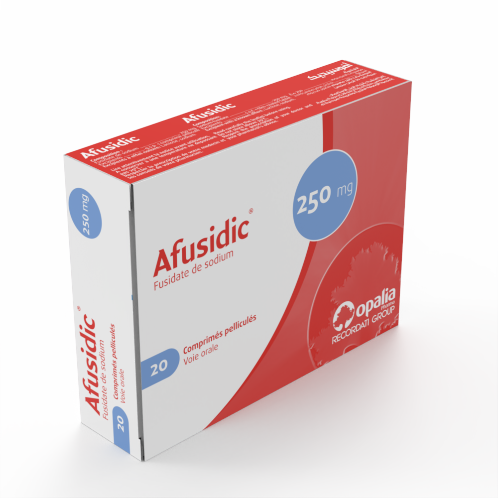 AFUSIDIC 250 mg Comprimé pelliculé Boîte de 20